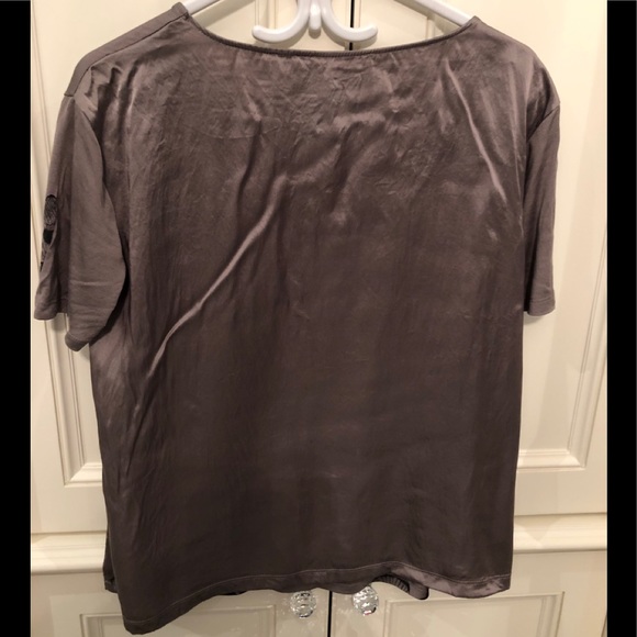 NWOT Silk tee by Boss - Picture 2 of 3